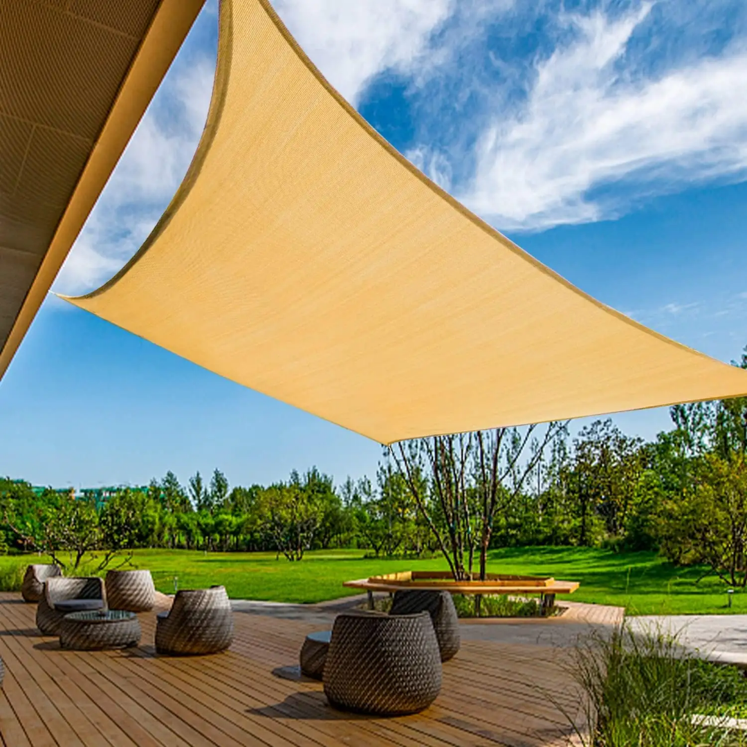 HDPE Rectangle Shade Sail – 98% UV Protection