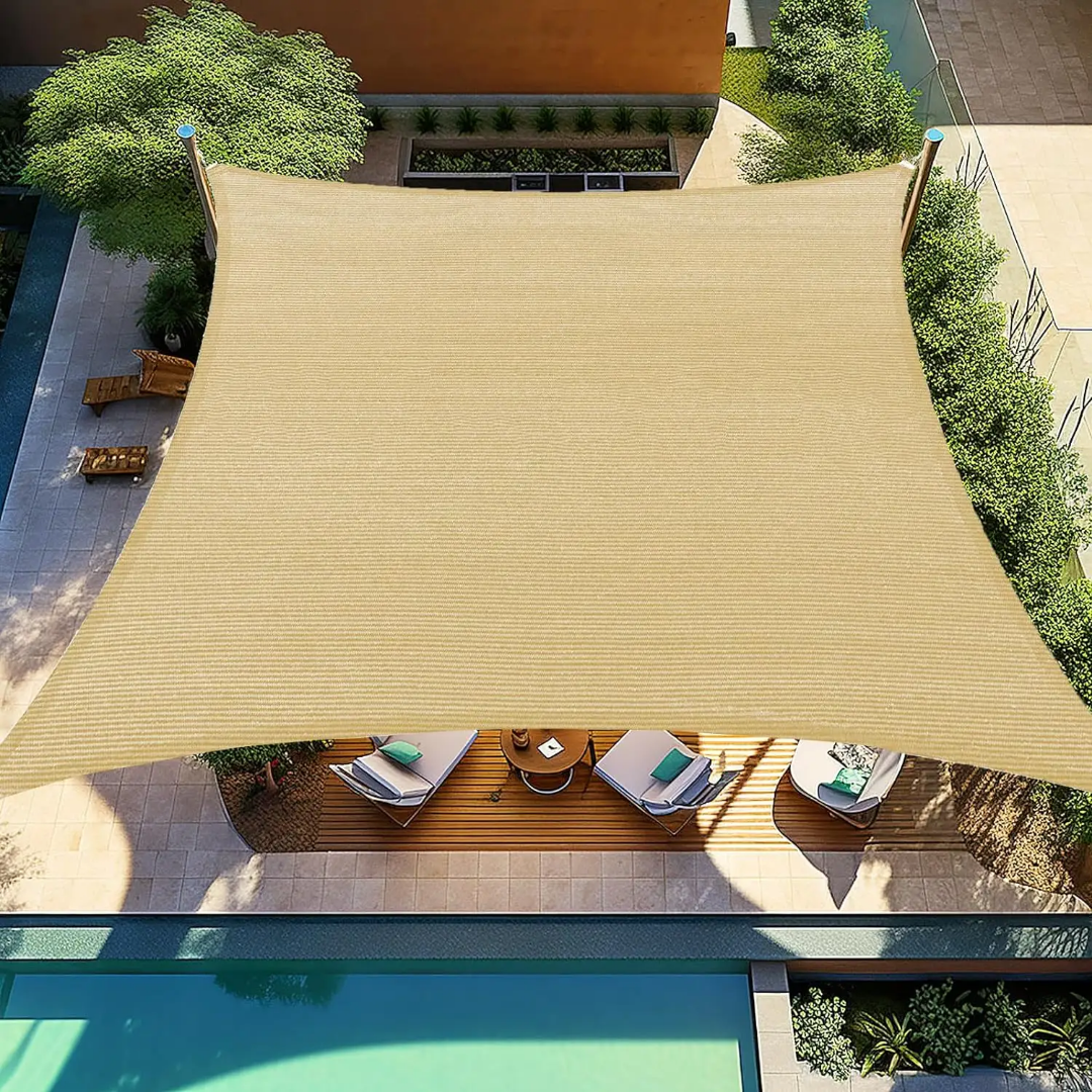 HDPE Square Shade Sail – 98% UV Protection