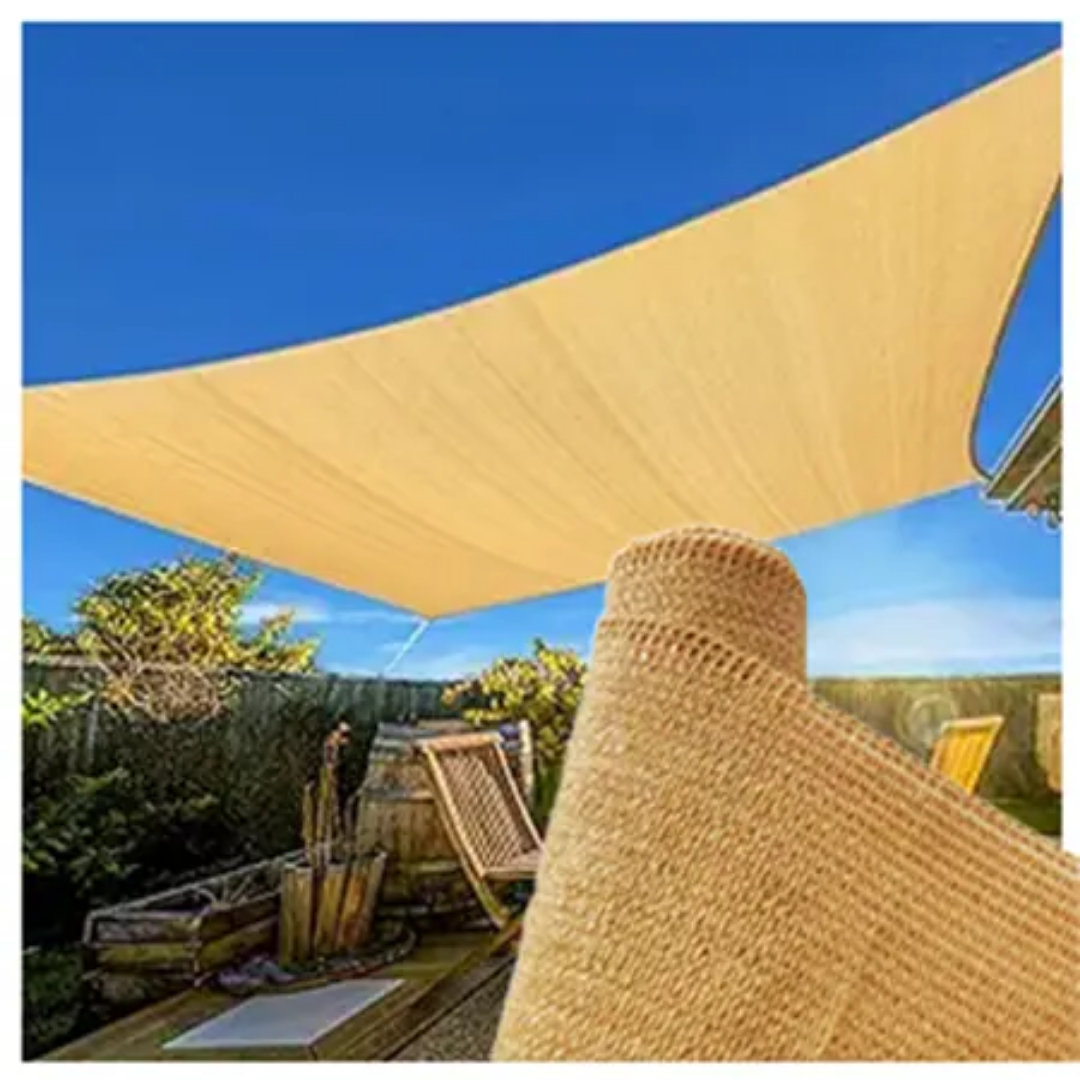 HDPE Rectangle Shade Sail – 98% UV Protection