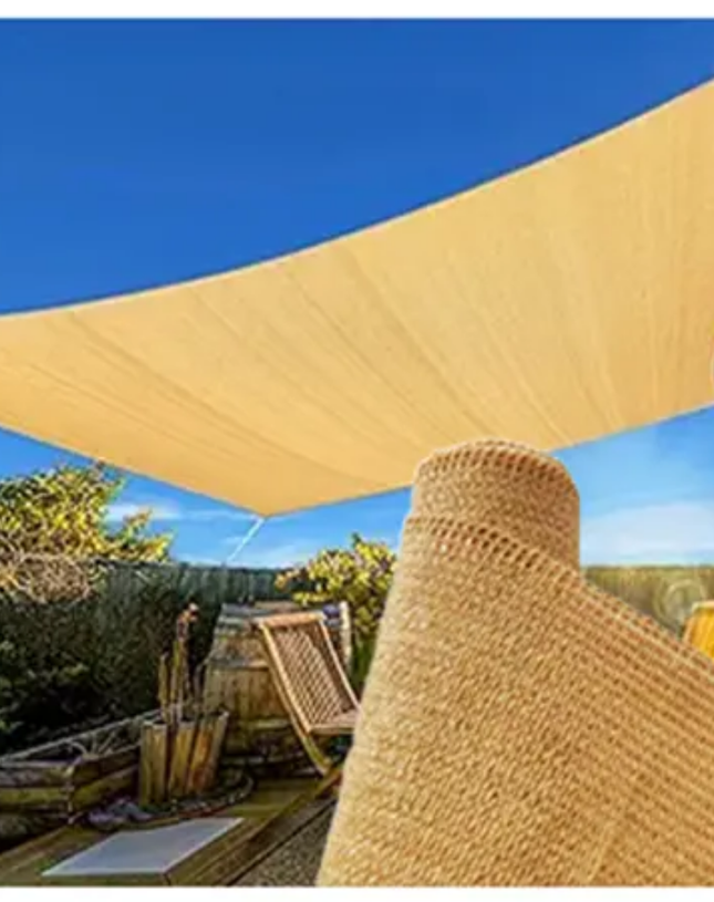 HDPE Rectangle Shade Sail – 98% UV Protection