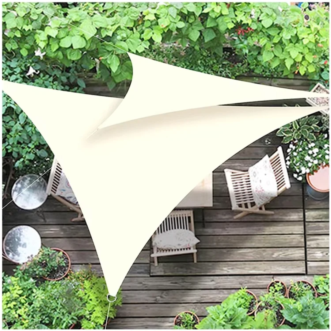 HDPE Triangle Shade Sail – 98% UV Protection