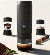 2 - in - 1 Portable Coffee Machine – Capsule & Ground | Rechargeable Espresso Maker - Eaze Mart