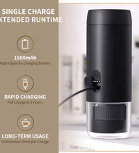 2 - in - 1 Portable Coffee Machine – Capsule & Ground | Rechargeable Espresso Maker - Eaze Mart