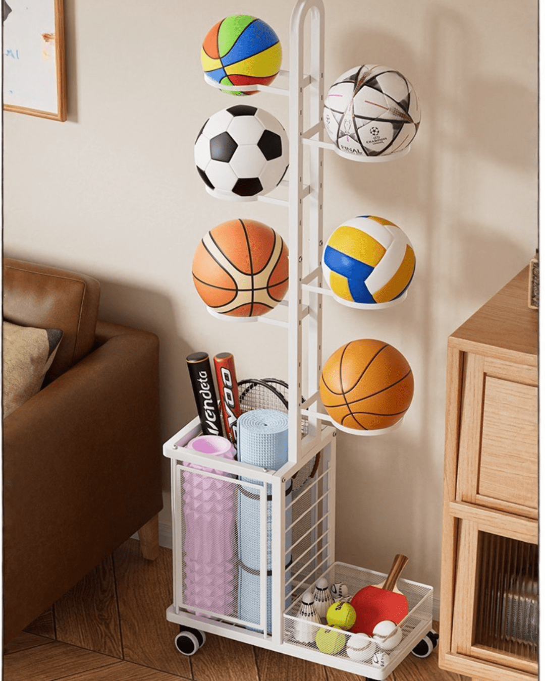 Balls & Accessories rack - Eaze Mart