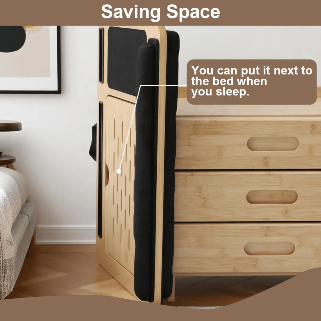 Bamboo Portable Laptop Desk - Eaze Mart