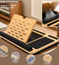 Bamboo Portable Laptop Desk - Eaze Mart