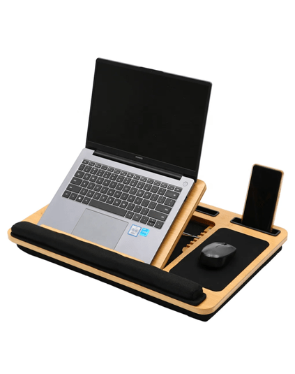 Bamboo Portable Laptop Desk - Eaze Mart