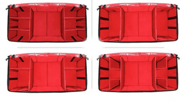 Christmas Ornament Organizer – 5 Trays with Dividers & Extra Pockets - Eaze Mart