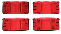 Christmas Ornament Organizer – 5 Trays with Dividers & Extra Pockets - Eaze Mart