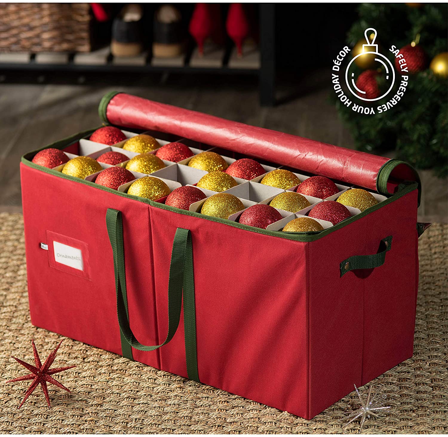 Christmas Ornament Storage Bag - Eaze Mart
