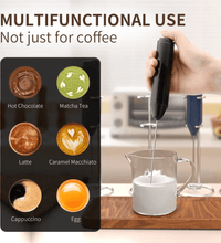 Electric Milk Frother – Battery Operated Handheld Foam Maker - Eaze Mart