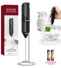 Electric Milk Frother – Battery Operated Handheld Foam Maker - Eaze Mart