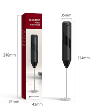 Electric Milk Frother – Battery Operated Handheld Foam Maker - Eaze Mart
