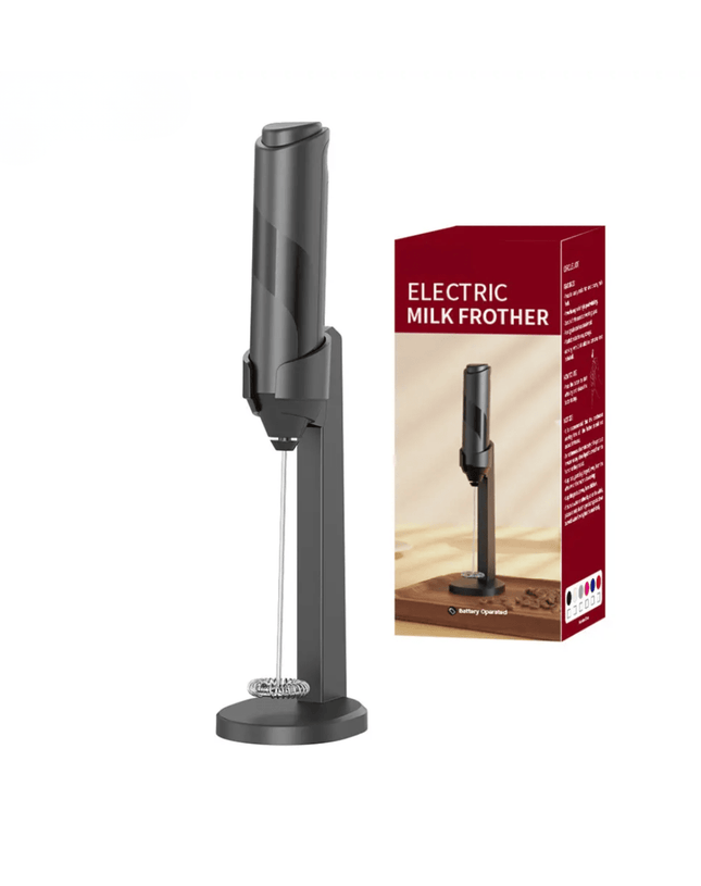 Electric Milk Frother – Battery Operated Handheld Foam Maker - Eaze Mart