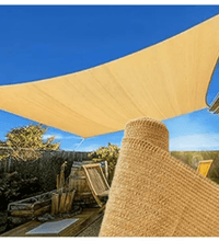 HDPE Rectangle Shade Sail – 98% UV Protection - Eaze Mart