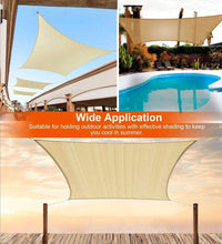 HDPE Rectangle Shade Sail – 98% UV Protection - Eaze Mart