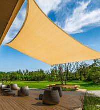 HDPE Rectangle Shade Sail – 98% UV Protection - Eaze Mart