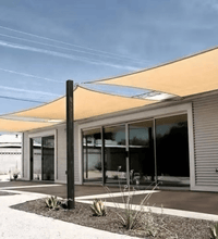 HDPE Rectangle Shade Sail – 98% UV Protection - Eaze Mart