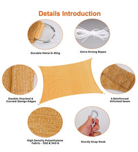 HDPE Square Shade Sail – 98% UV Protection - Eaze Mart