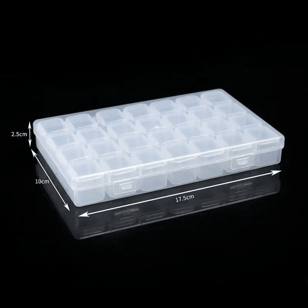 Multi - Compartment Jewelry Organizer Box – Transparent Storage Case - Eaze Mart