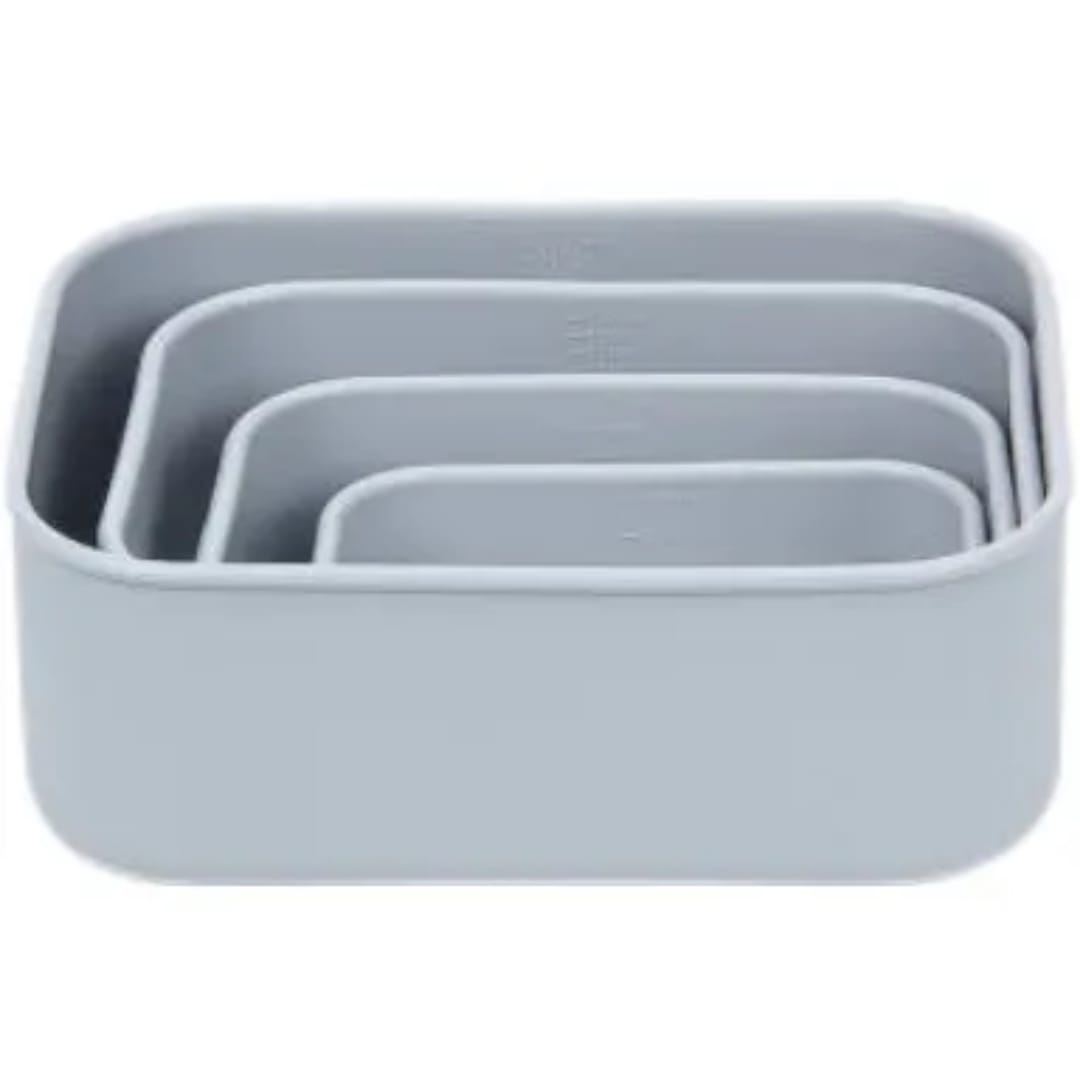 Rectangle Bento Boxes - Set of 4 - Eaze Mart