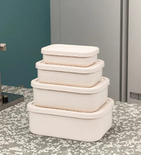 Rectangle Bento Boxes - Set of 4 - Eaze Mart