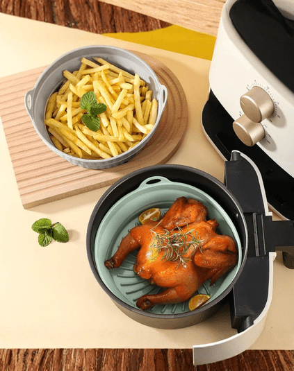 Reusable Silicone Air Fryer Basket - Eaze Mart
