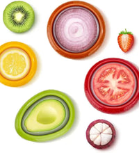 Silicone Fruit Boxes - Set of 4 for Lemon, Onion, Tomato & Avocado - Eaze Mart