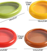 Silicone Fruit Boxes - Set of 4 for Lemon, Onion, Tomato & Avocado - Eaze Mart