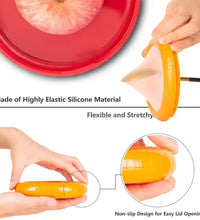 Silicone Fruit Boxes - Set of 4 for Lemon, Onion, Tomato & Avocado - Eaze Mart