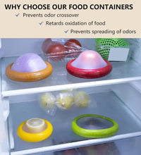 Silicone Fruit Boxes - Set of 4 for Lemon, Onion, Tomato & Avocado - Eaze Mart