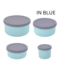 Silicone Lunch Box Set – 4 Pieces (Multiple Colors) - Eaze Mart