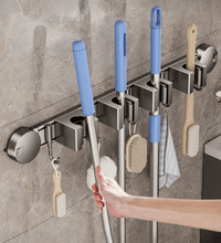 Suction Cup Bathroom Organizer Set – 4 Piece Aluminum Rack Bundle - Eaze Mart