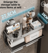 Suction Cup Bathroom Organizer Set – 4 Piece Aluminum Rack Bundle - Eaze Mart