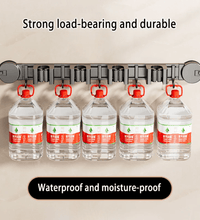 Suction Cup Mop Rack - 4 clips 5 hooks - Eaze Mart