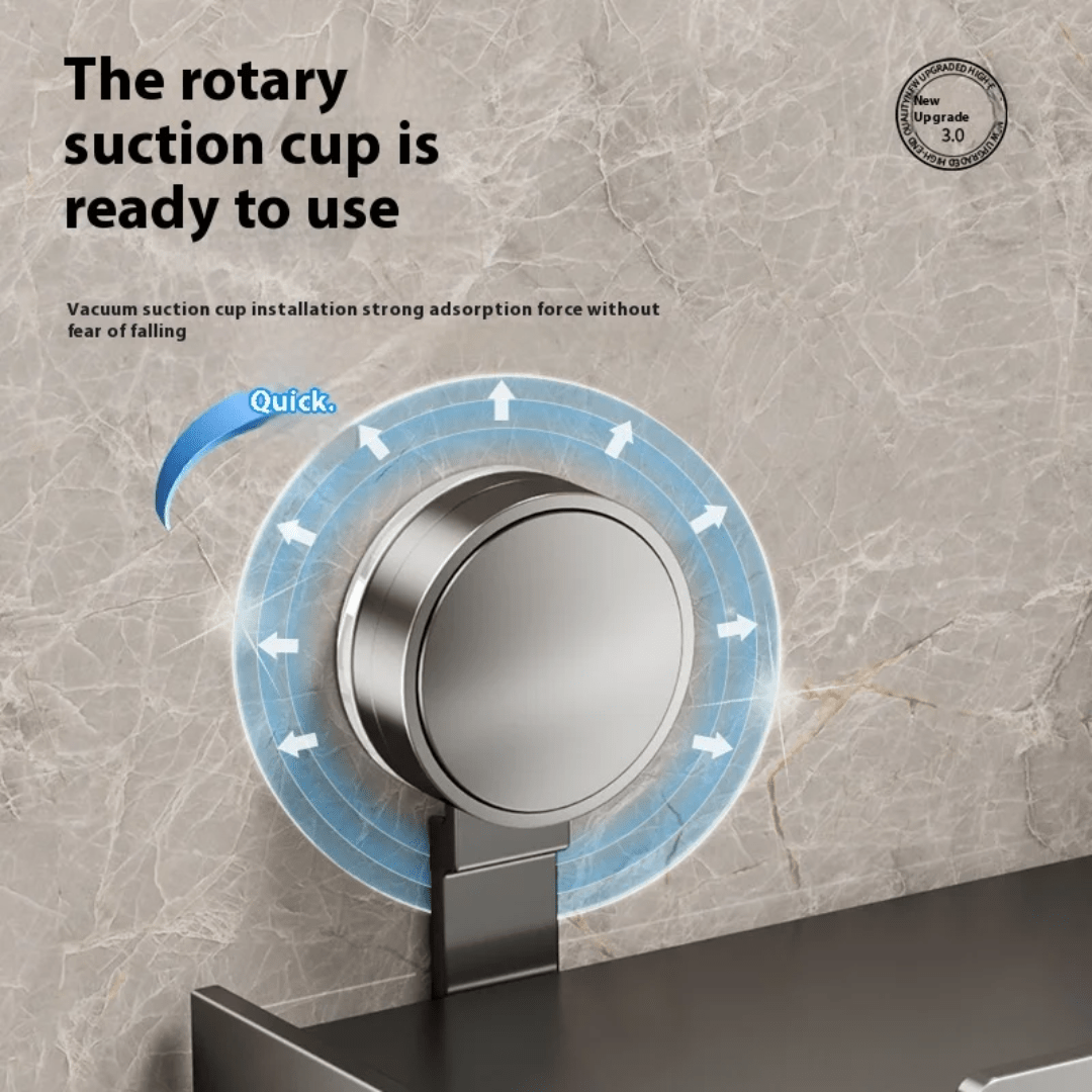 Suction Cup Tissue Holder with Shelf - Eaze Mart