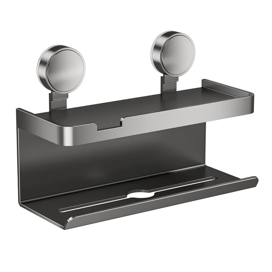 Suction Cup Tissue Holder with Shelf - Eaze Mart