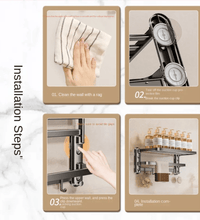 Suction Cup Towel Rack - 60cm - Eaze Mart