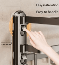 Suction Cup Towel Rack - 60cm - Eaze Mart