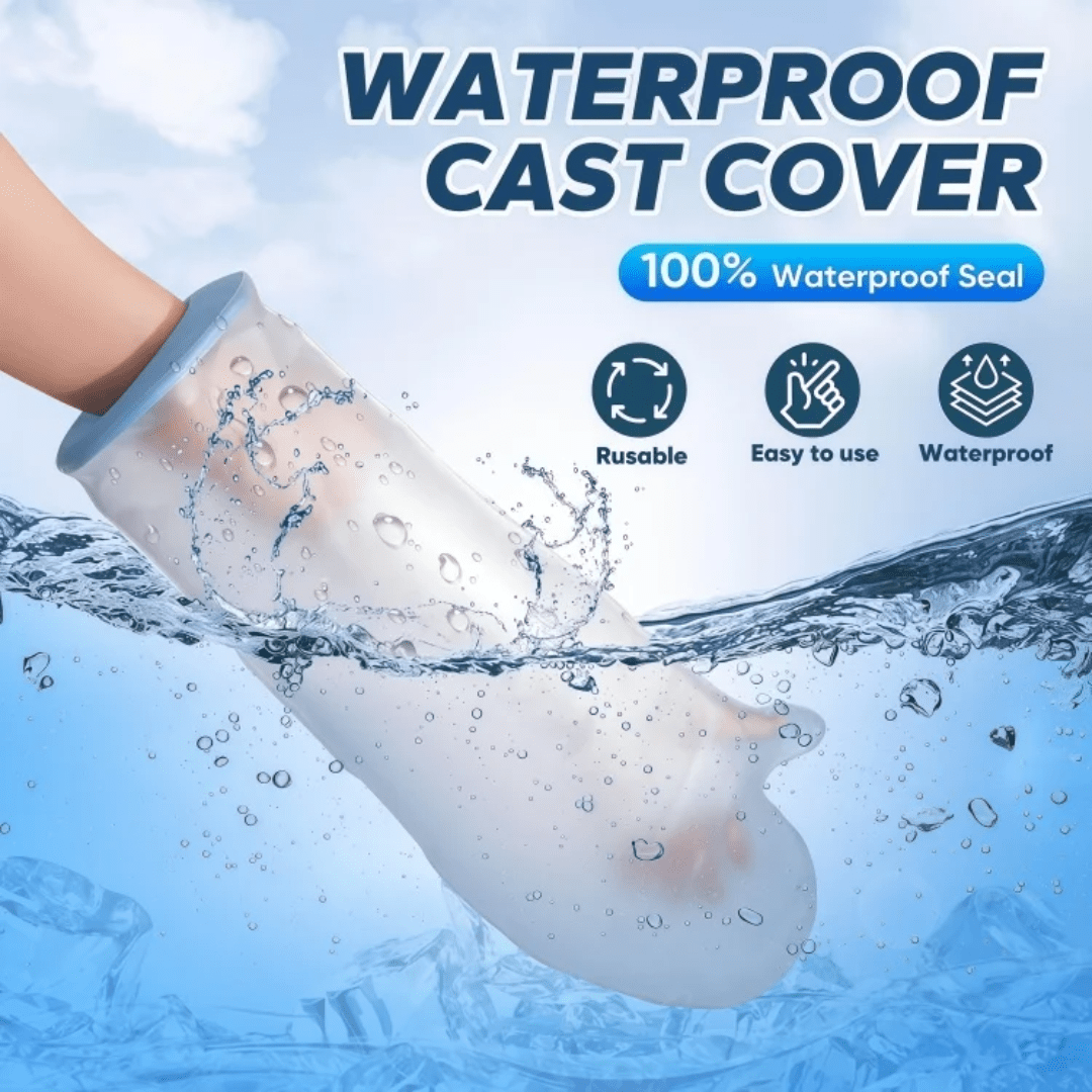 Waterproof Cast Cover – Reusable Shower & Water Activity Protector for Arm & Hand - Eaze Mart