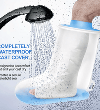 Waterproof Cast Cover – Reusable Shower & Water Activity Protector for Leg & Foot - Eaze Mart
