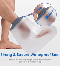 Waterproof Cast Cover – Reusable Shower & Water Activity Protector for Leg & Foot - Eaze Mart