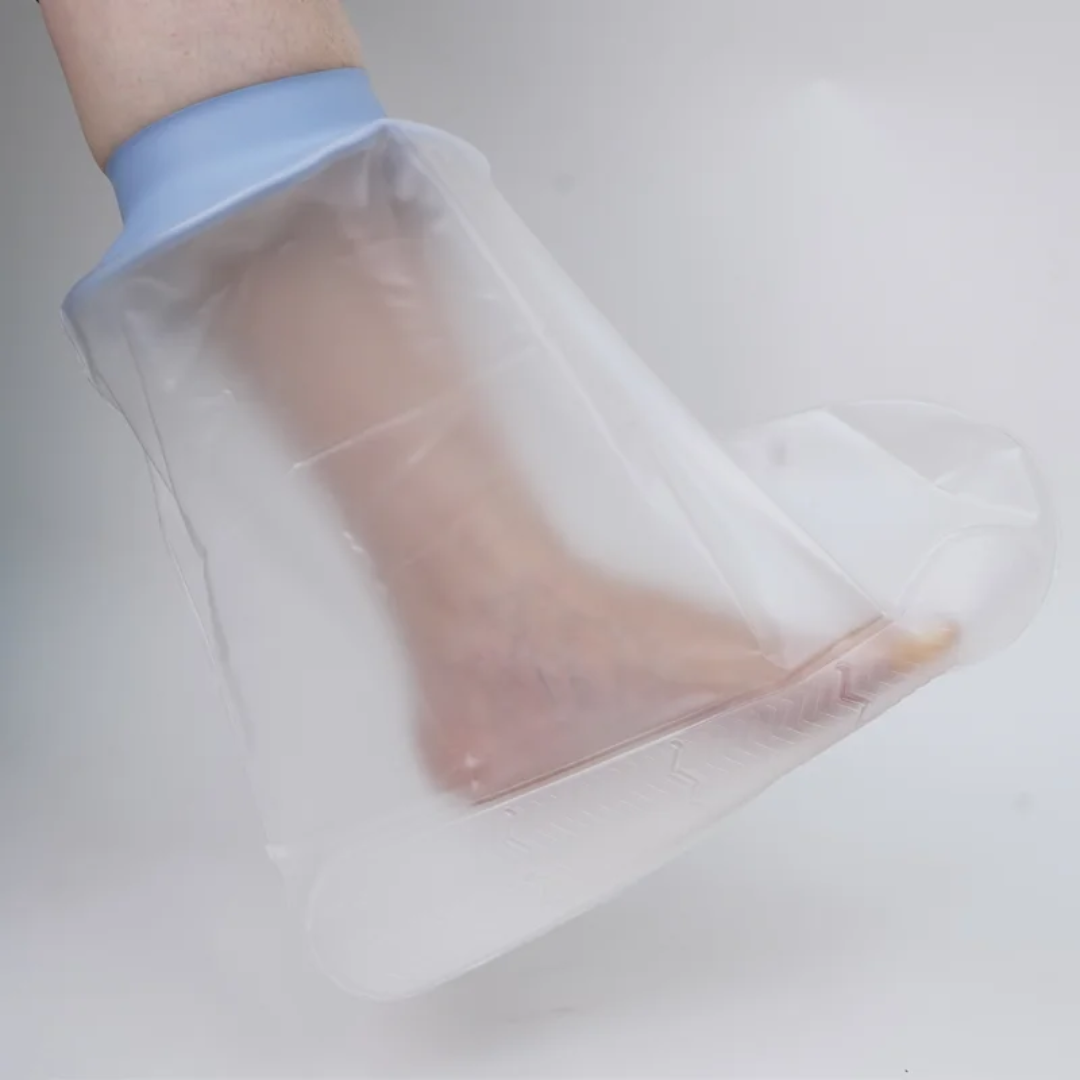 Waterproof Cast Cover – Reusable Shower & Water Activity Protector for Leg & Foot - Eaze Mart
